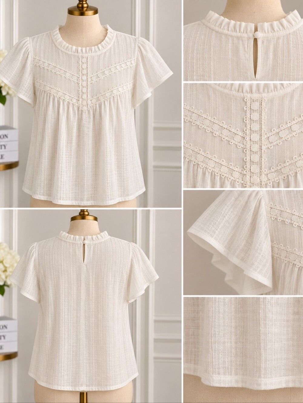 White Cotton Blouse